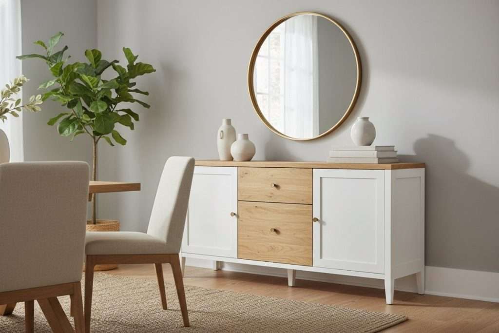 Buffet relooké blanc et bois : le guide complet