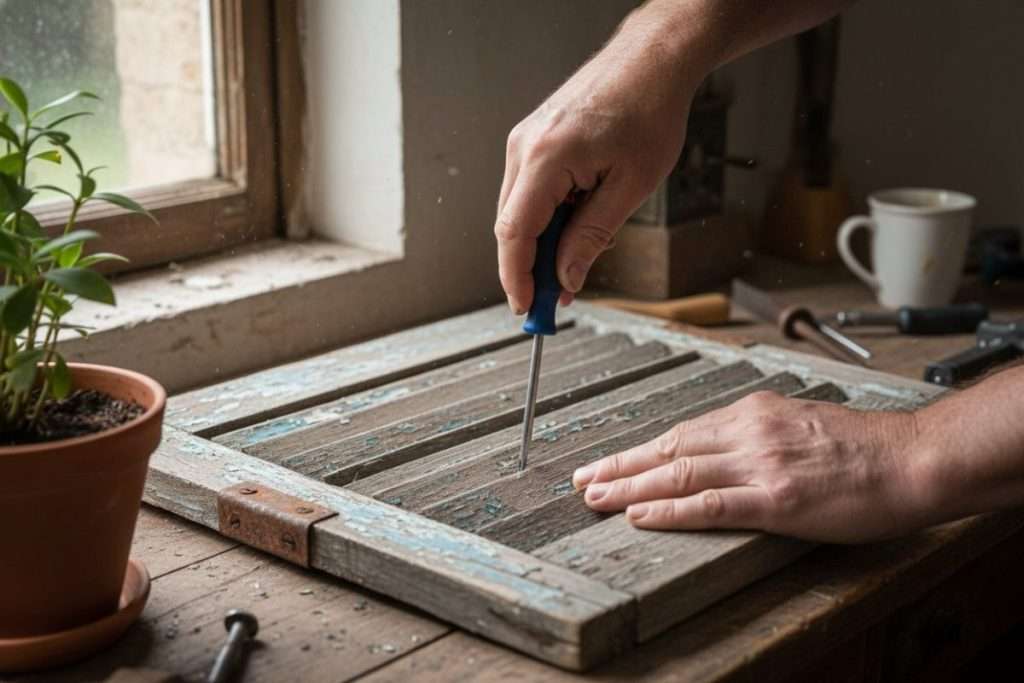 Réparation d’un volet en bois : guide complet